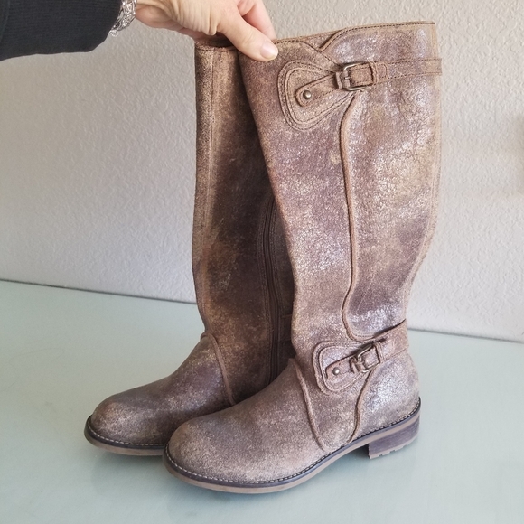 Anthropologie Leather Boots - Picture 1 of 9